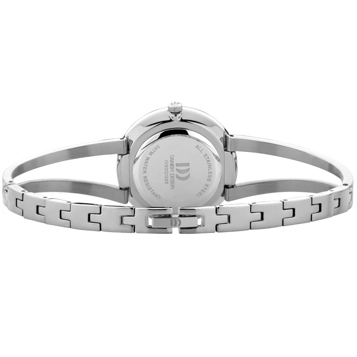 Danish Design IV63Q1295 Nostalgi 1988 Silver Black Bangle Watch