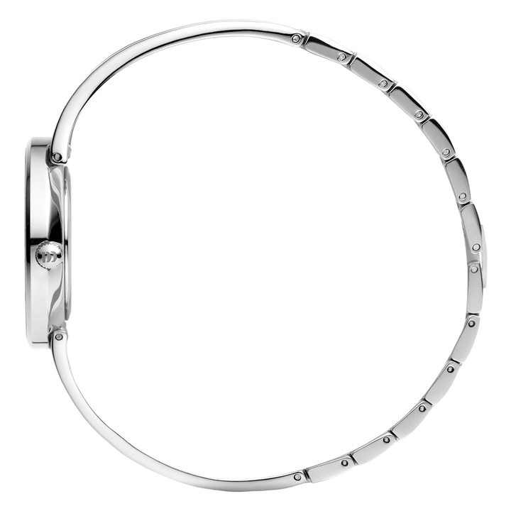 Danish Design IV63Q1295 Nostalgi 1988 Silver Black Bangle Watch