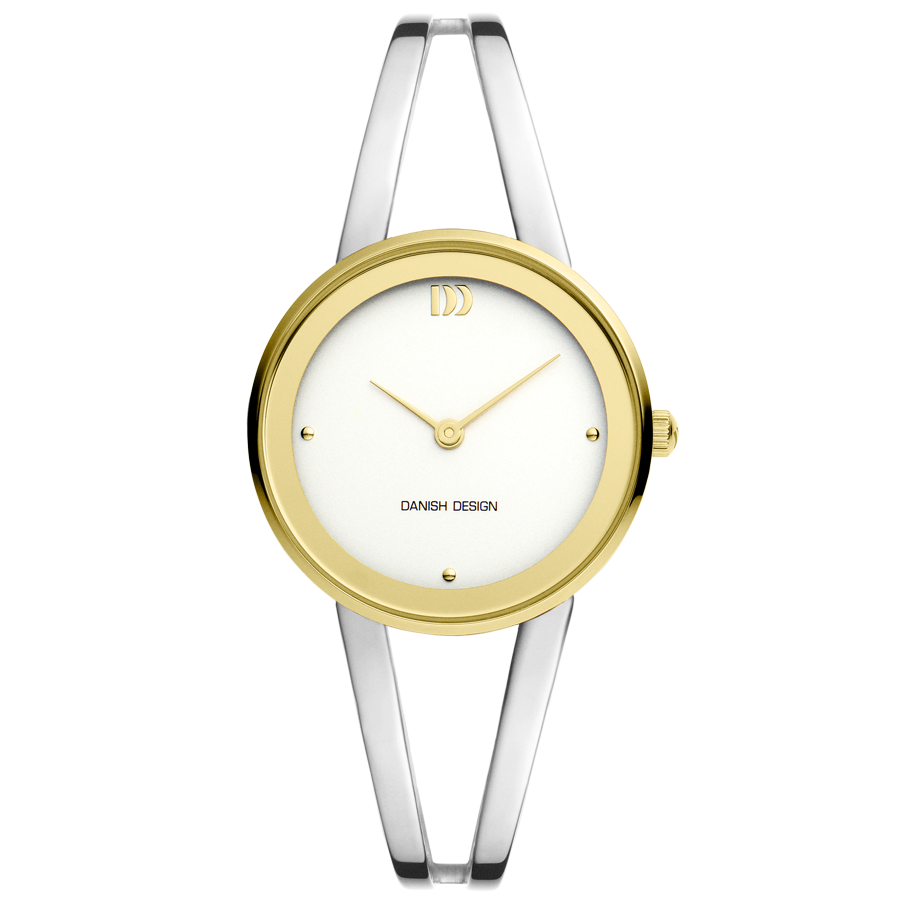 Danish Design IV65Q1295 Nostalgi 1988 Two-Tone Bangle Watch