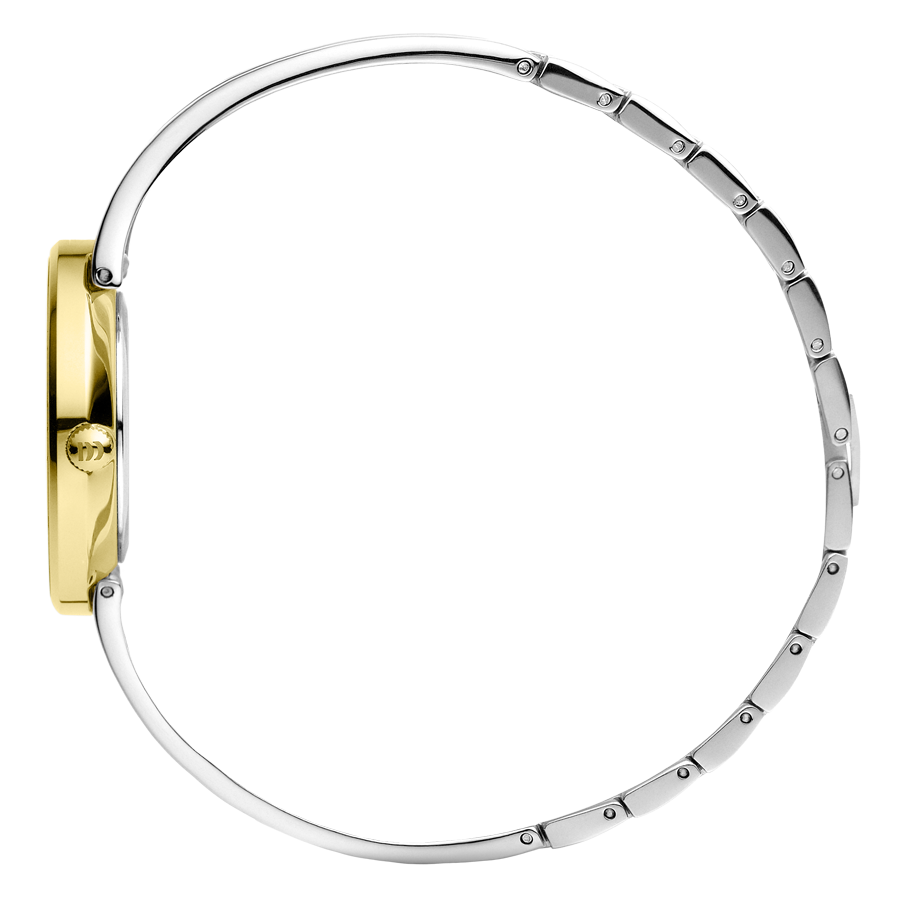 Danish Design IV73Q1295 Nostalgi 1988 Two-Tone Black Bangle Watch