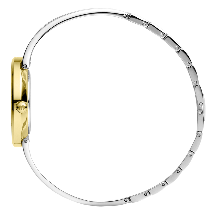 Danish Design IV73Q1295 Nostalgi 1988 Two-Tone Black Bangle Watch