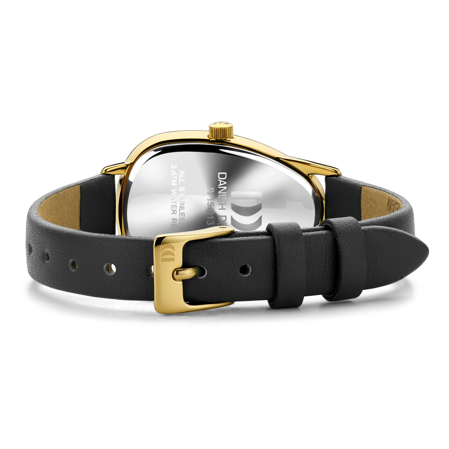 Danish Design IV15Q1306 Fjordsten Gold Black Watch