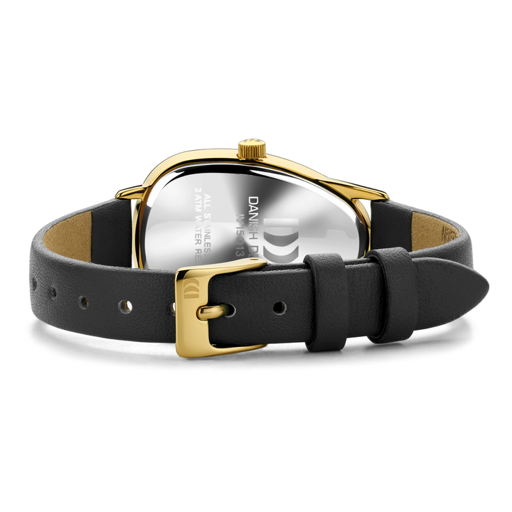 Danish Design IV15Q1306 Fjordsten Gold Black Watch