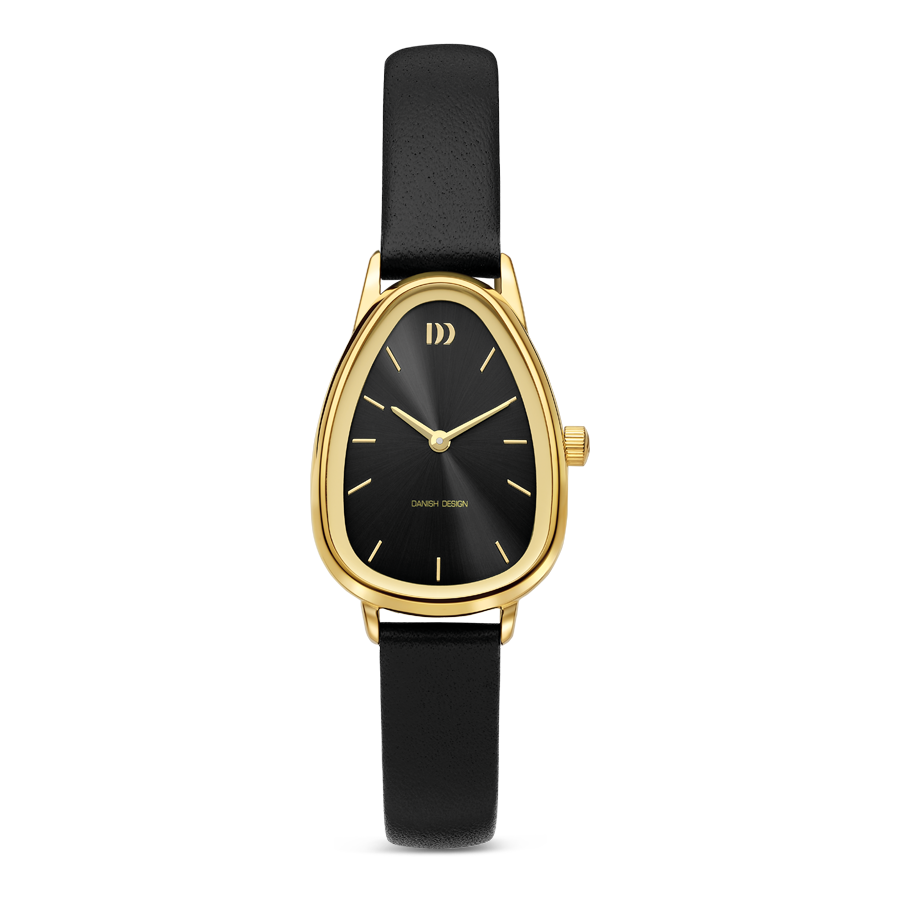 Danish Design IV15Q1306 Fjordsten Gold Black Watch