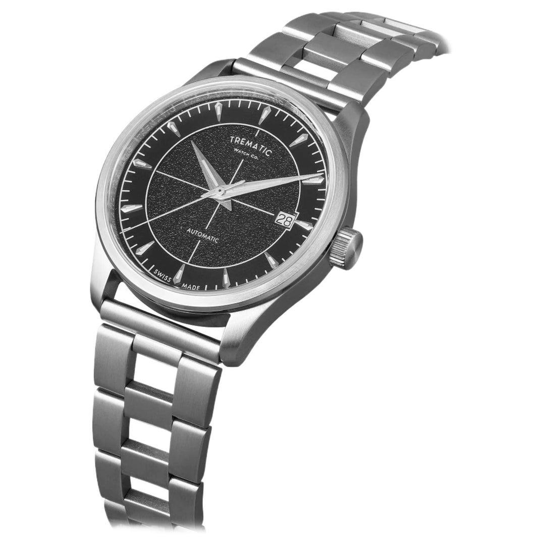Trematic 1321121b ZY6 Ossidiana 38mm Bracelet By Forstner Automatic Watch