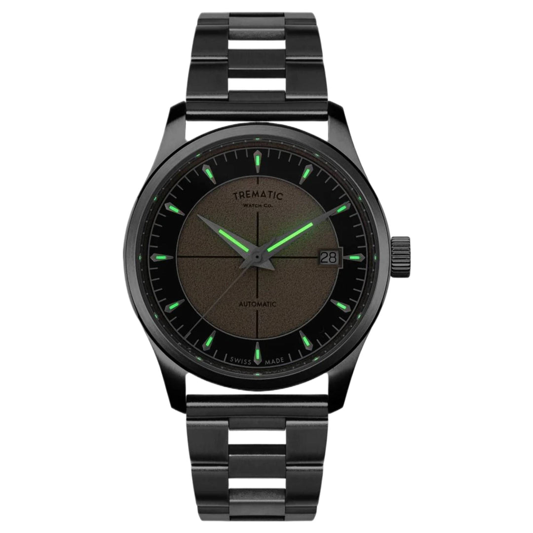 Trematic 1327121b ZY6 Tortora 38mm Bracelet By Forstner Automatic Watch