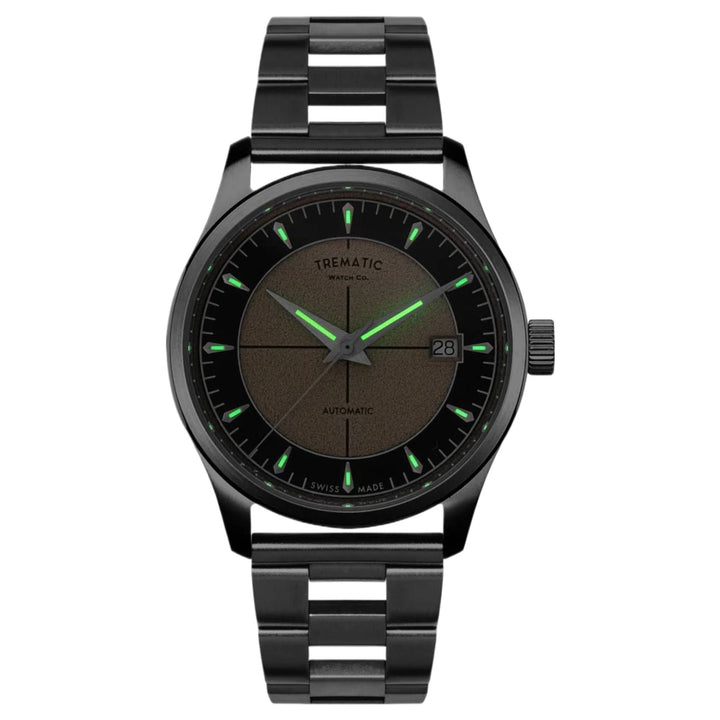 Trematic 1327121b ZY6 Tortora 38mm Bracelet By Forstner Automatic Watch