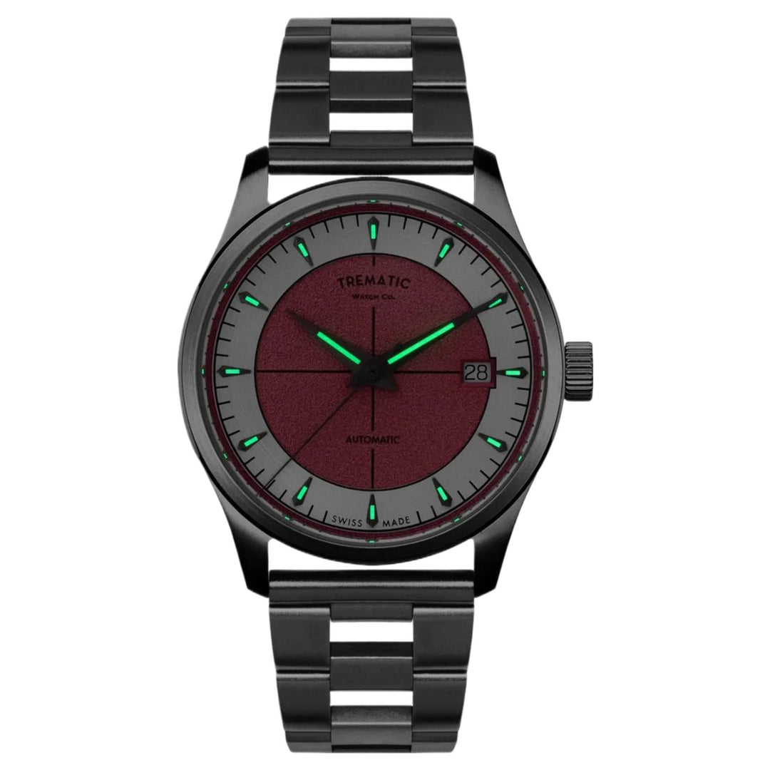 Trematic 1327124b ZY6 Antico 38mm Bracelet By Forstner Automatic Watch