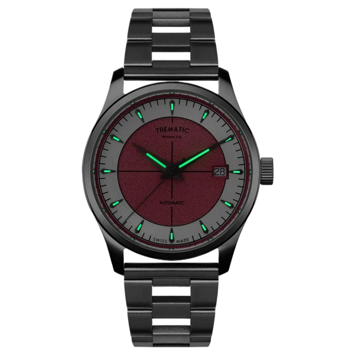 Trematic 1327124b ZY6 Antico 38mm Bracelet By Forstner Automatic Watch