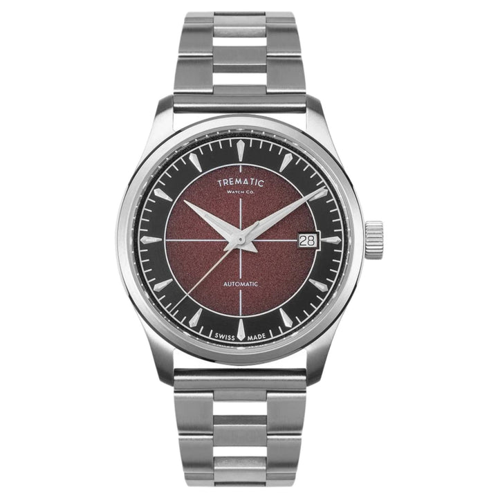 Trematic 1327126b ZY6 Borgogna 38mm Bracelet By Forstner Automatic Watch