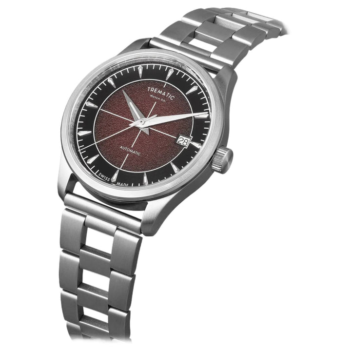 Trematic 1327126b ZY6 Borgogna 38mm Bracelet By Forstner Automatic Watch
