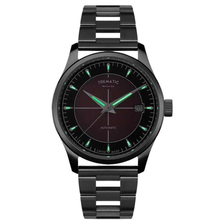 Trematic 1327126b ZY6 Borgogna 38mm Bracelet By Forstner Automatic Watch