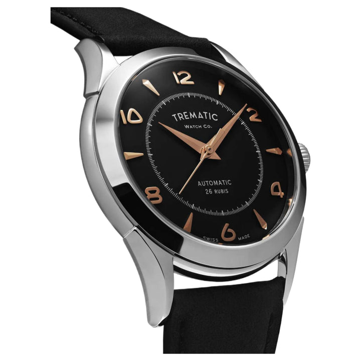 Trematic 1331121 Archivio Uno-ref.502-Nero Automatic Watch