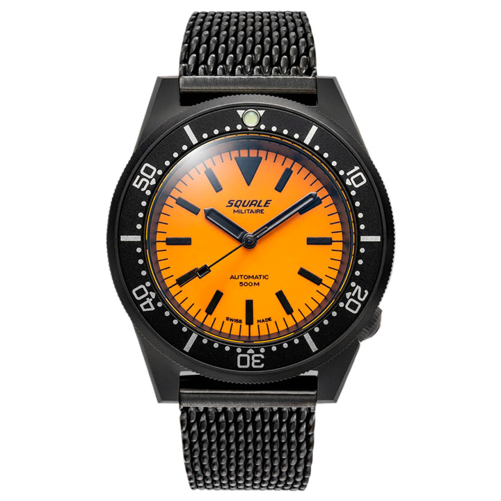 Squale 1521DLCFOR.MEPVD20 500 Meter Swiss Automatic Dive Watch
