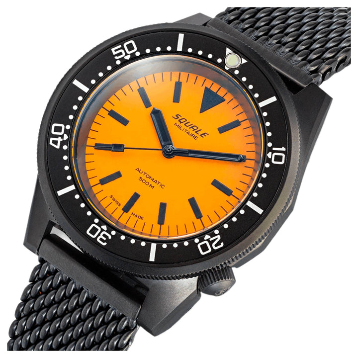 Squale 1521DLCFOR.MEPVD20 500 Meter Swiss Automatic Dive Watch