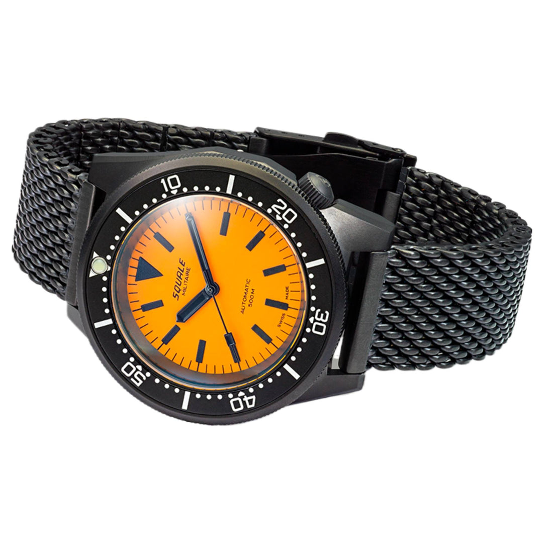 Squale 1521DLCFOR.MEPVD20 500 Meter Swiss Automatic Dive Watch