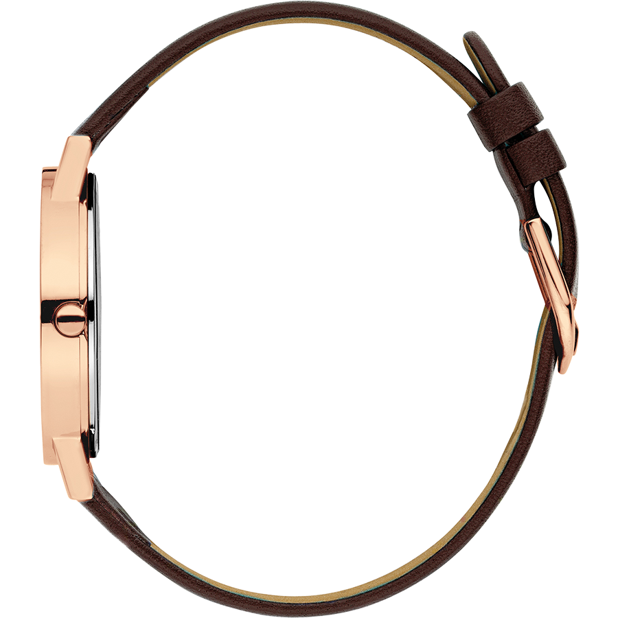 Danish Design IQ17Q199 Rhine Rosegold Brown Medium Watch