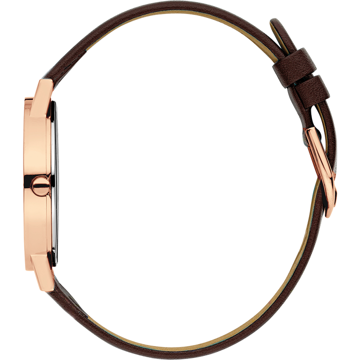 Danish Design IQ17Q199 Rhine Rosegold Brown Medium Watch