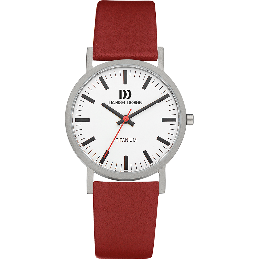 Danish Design IQ19Q199 Rhine White Red Medium Watch
