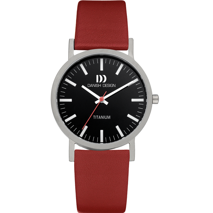 Danish Design IQ21Q199 Rhine Black Red Medium Watch