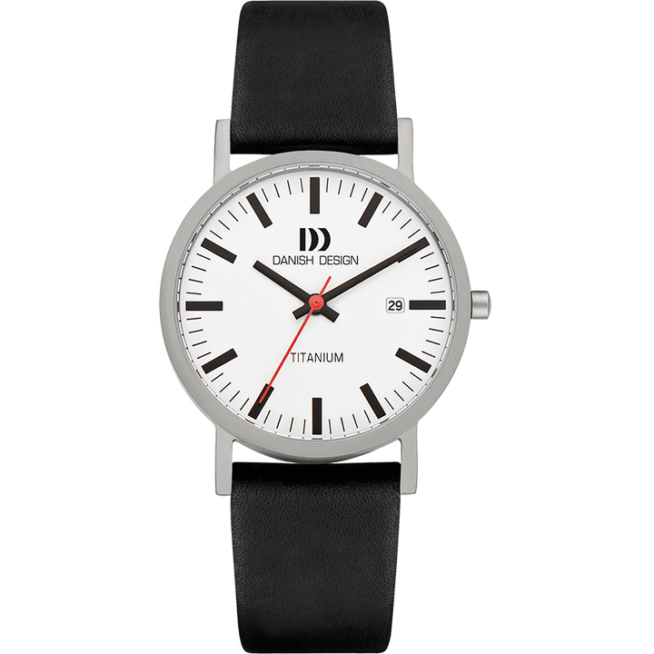 Danish Design IQ24Q199 Rhine White Black Date Medium Watch