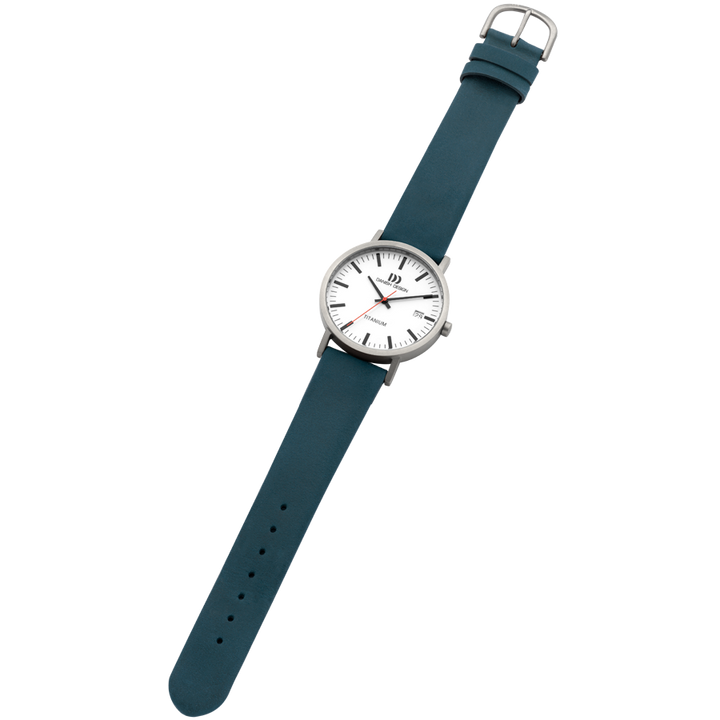 Danish Design IQ30Q199 Rhine White Blue Date Medium Watch