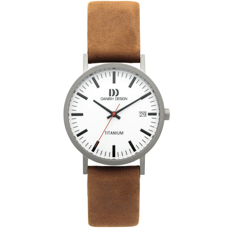 Danish Design IQ31Q199 Rhine White Camel Date Medium Watch