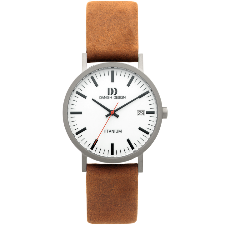 Danish Design IQ31Q199 Rhine White Camel Date Medium Watch
