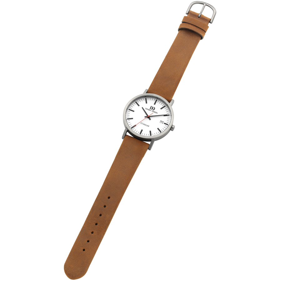 Danish Design IQ31Q199 Rhine White Camel Date Medium Watch