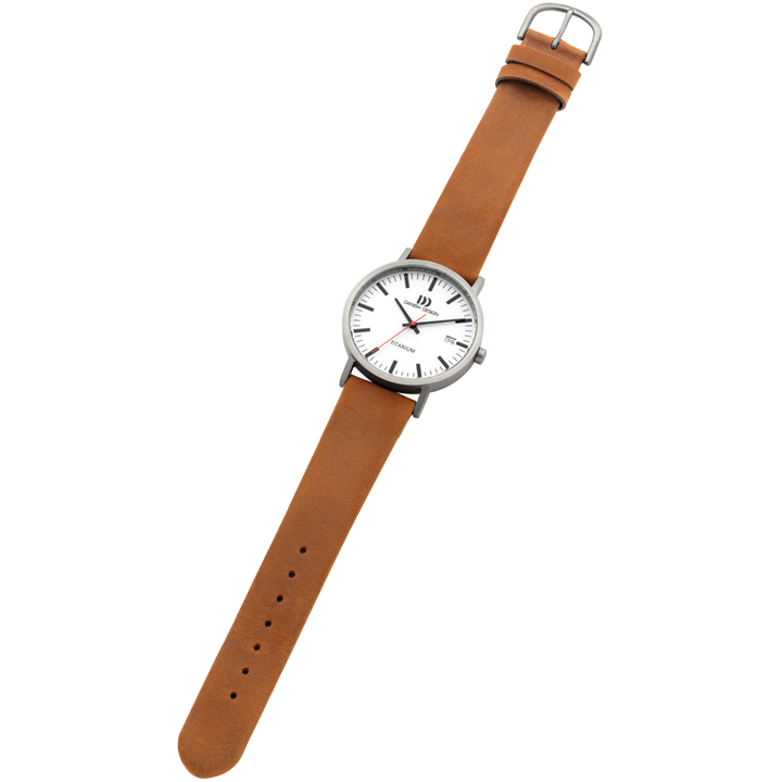 Danish Design IQ31Q199 Rhine White Camel Date Medium Watch