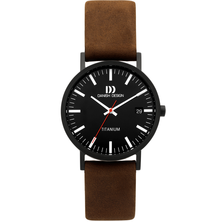 Danish Design IQ34Q199 Rhine Black Brown Date Medium Watch