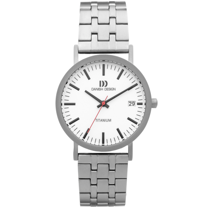 Danish Design IQ92Q199 Rhine Link White Date Medium Watch