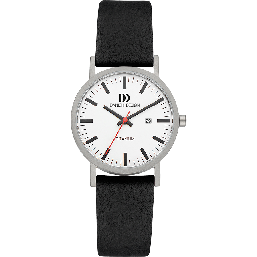 Danish Design IV24Q199 Rhine White Black Date Small Watch