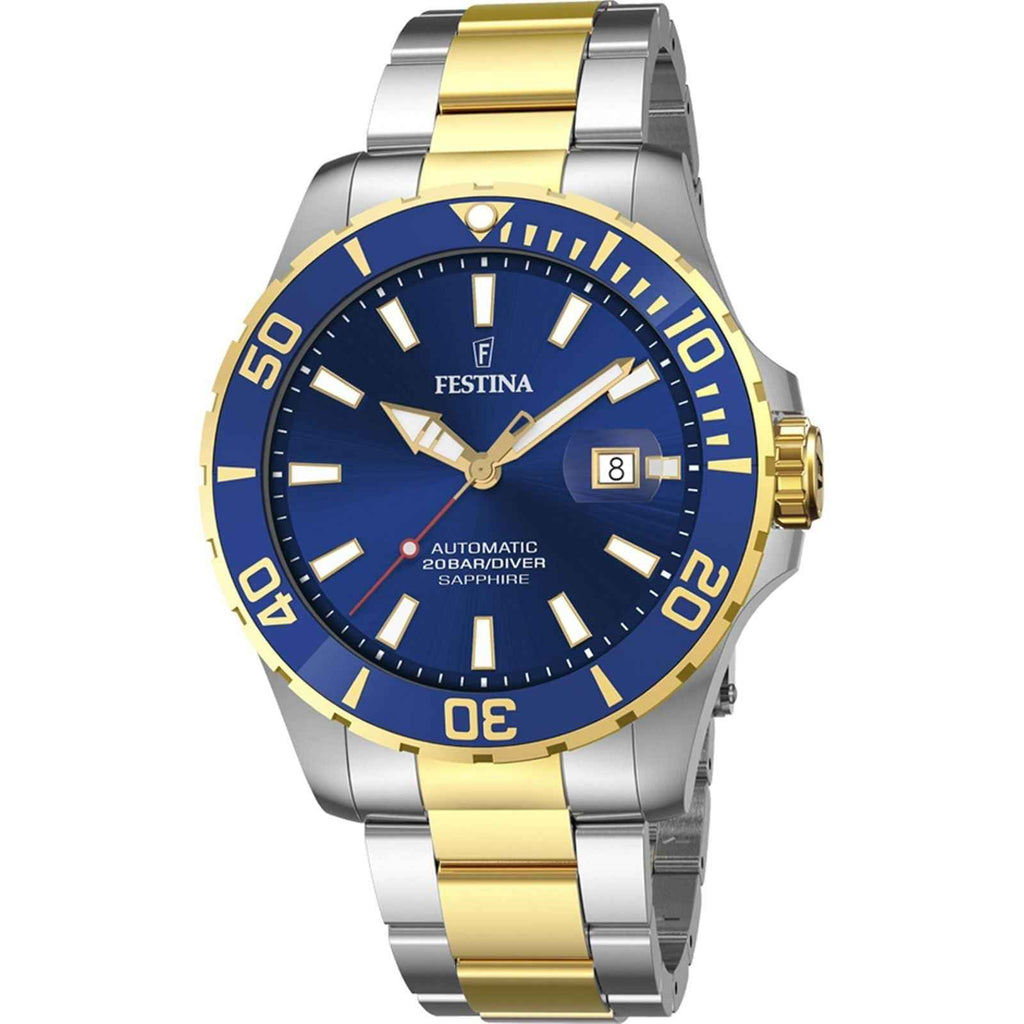 F20532 1 Automatic Two Tone Steel Bracelet Watch