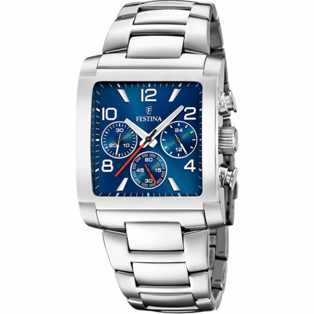 Festina F20652/1 Men's On The Square Chronograph Wristwatch - H S Johnson