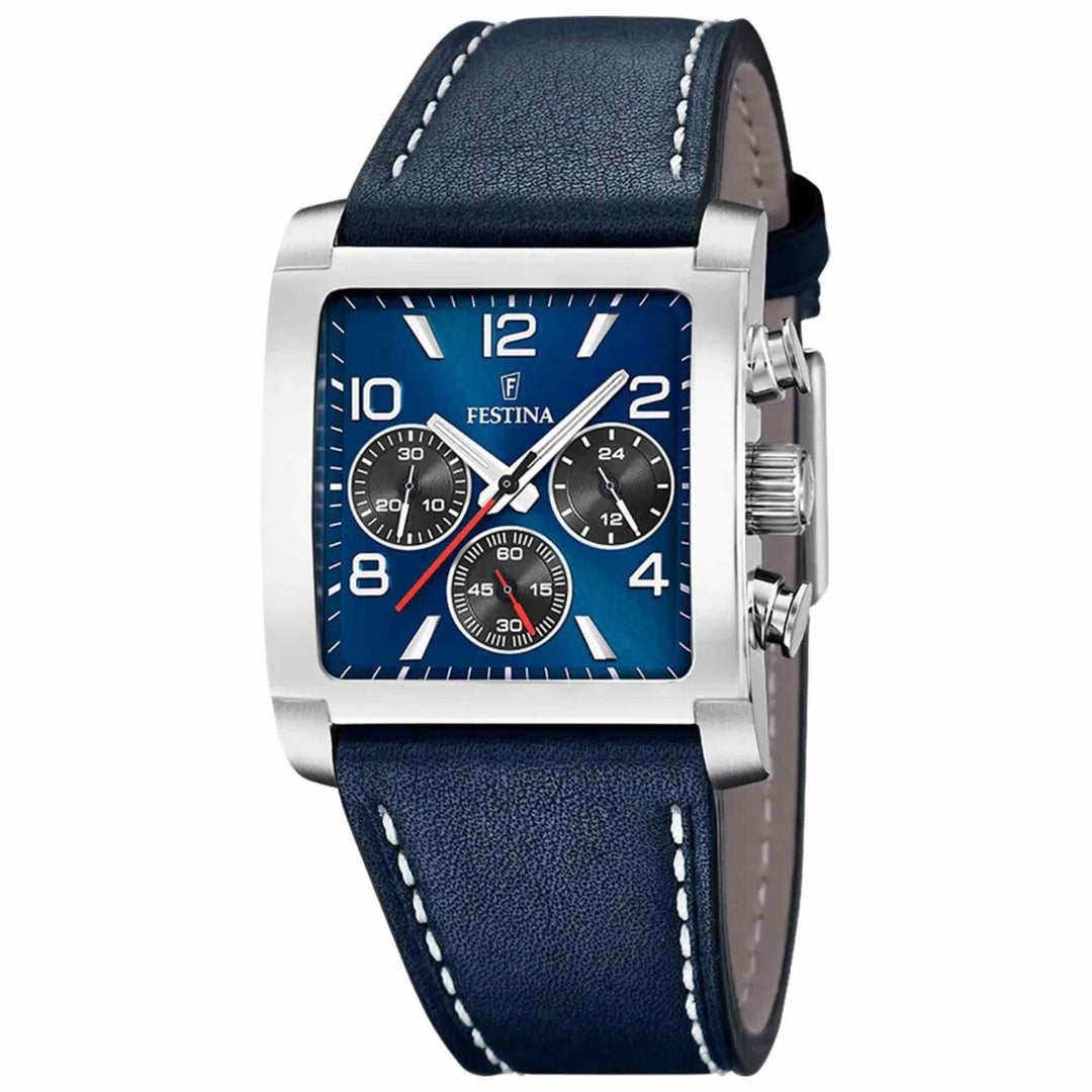 Festina F20653/1 Men's On The Square Chronograph Wristwatch - H S Johnson