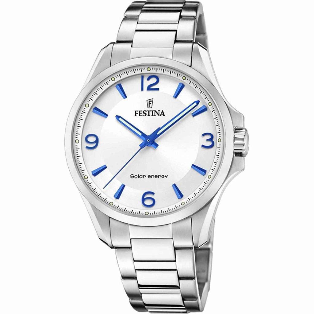 F20656 1 Solar Energy Stainless Steel Watch