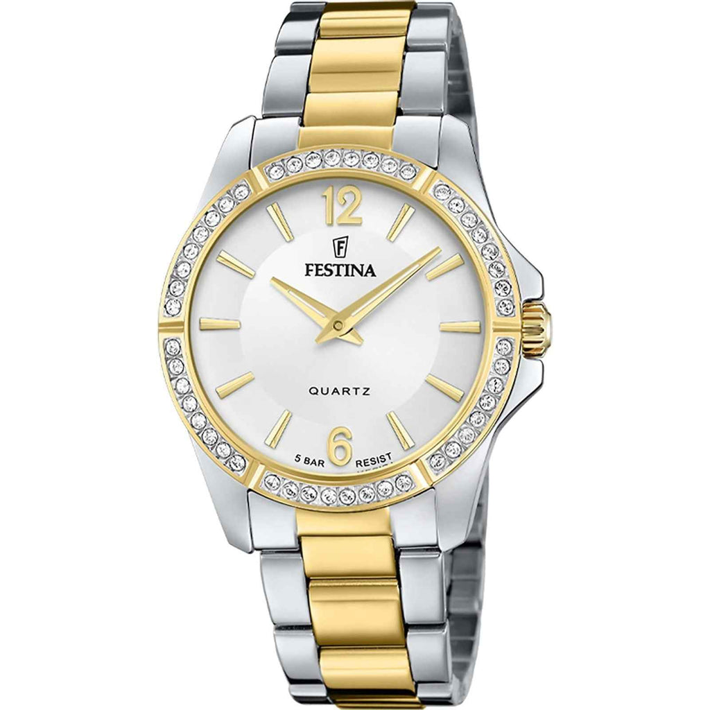 F20594 1 Mademoiselle Two Tone Bracelet Watch