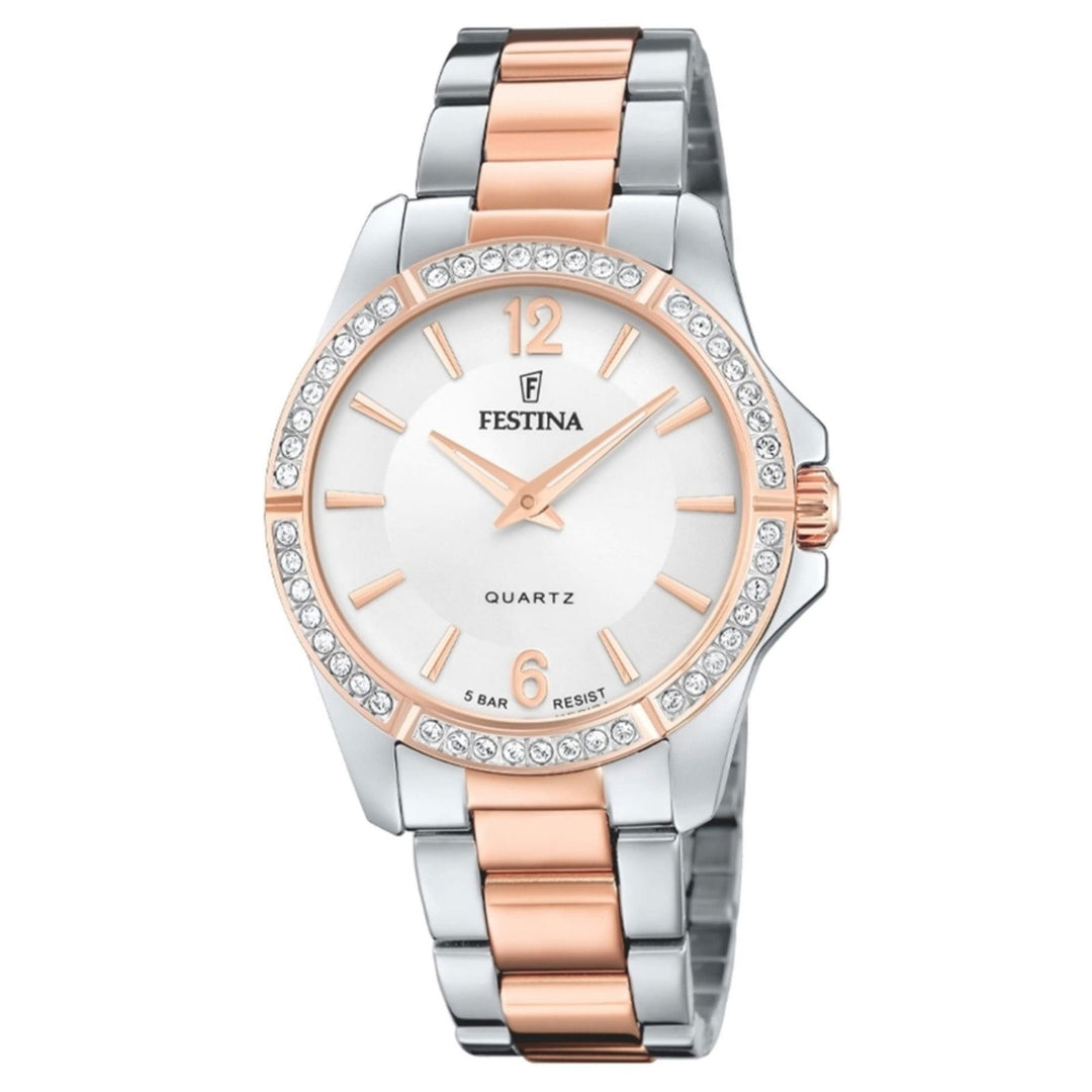 Festina F20595/1 Women's Mademoiselle Two Tone Bracelet Wristwatch - H S Johnson