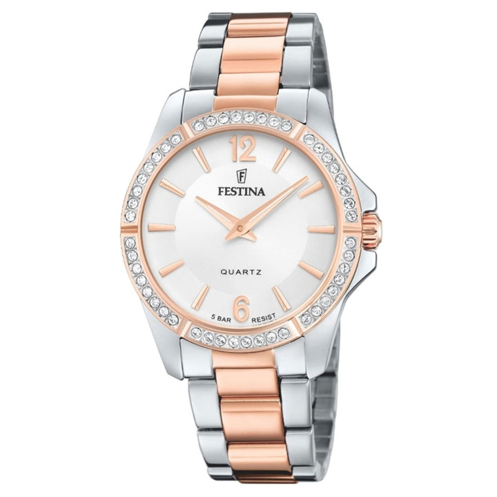 Festina F20595/1 Women's Mademoiselle Two Tone Bracelet Wristwatch - H S Johnson