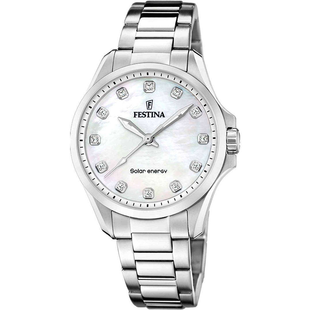 Festina F20654/1 Women's Solar Energy Stainless Steel Wristwatch - H S Johnson