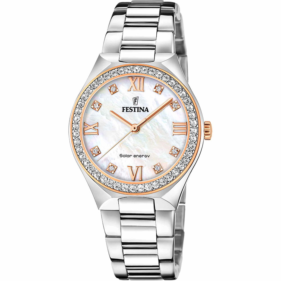Festina F20658/1 Women's Solar Energy Steel Bracelet Wristwatch - H S Johnson