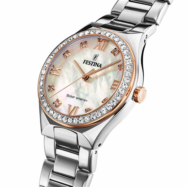 Festina F20658/1 Women's Solar Energy Steel Bracelet Wristwatch - H S Johnson