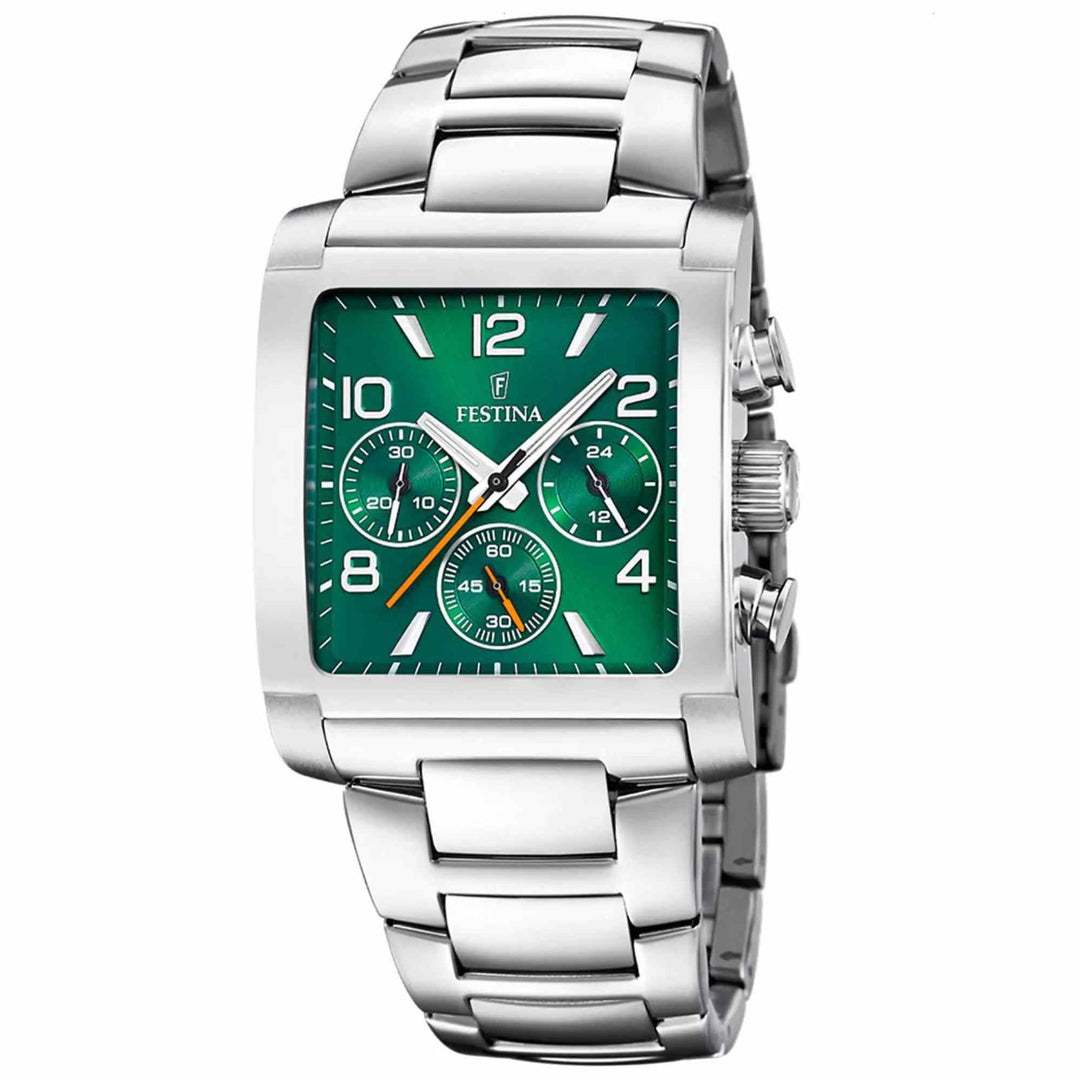 Festina F20652/2 Men's On The Square Chronograph Wristwatch - H S Johnson