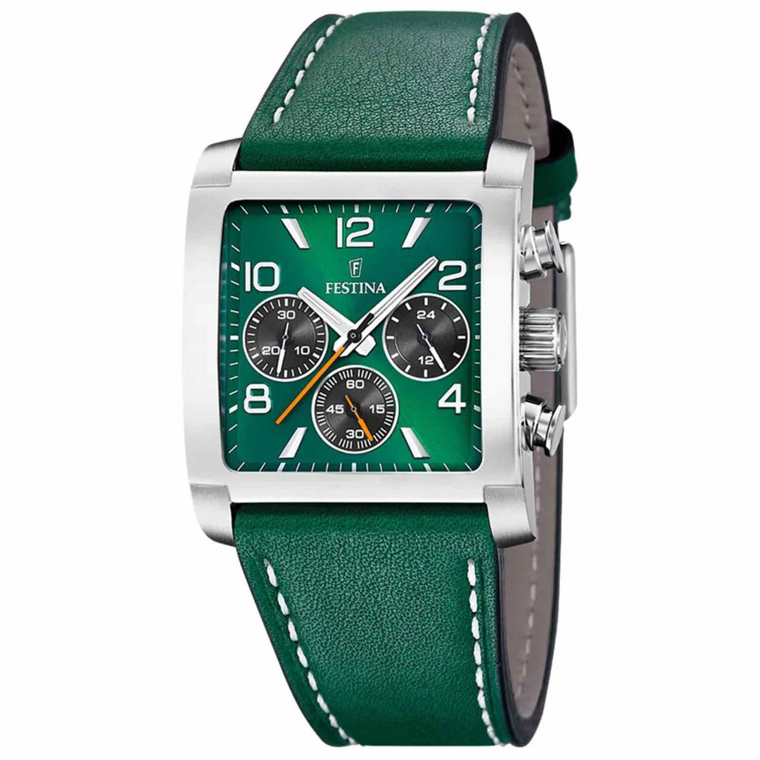 Festina F20653/2 Men's On The Square Chronograph Wristwatch - H S Johnson