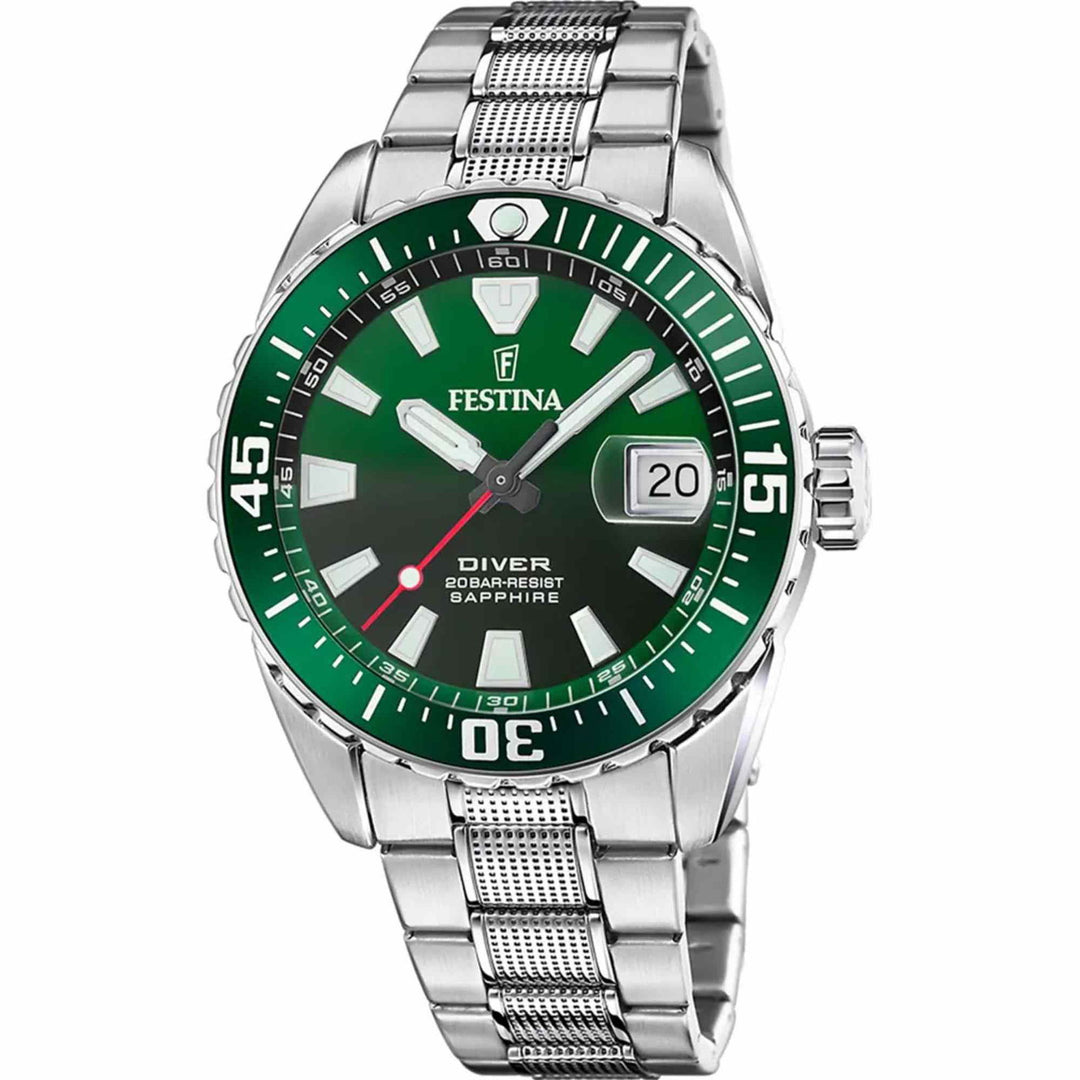 Festina F20669/2 Men's The Originals Diver Wristwatch - H S Johnson