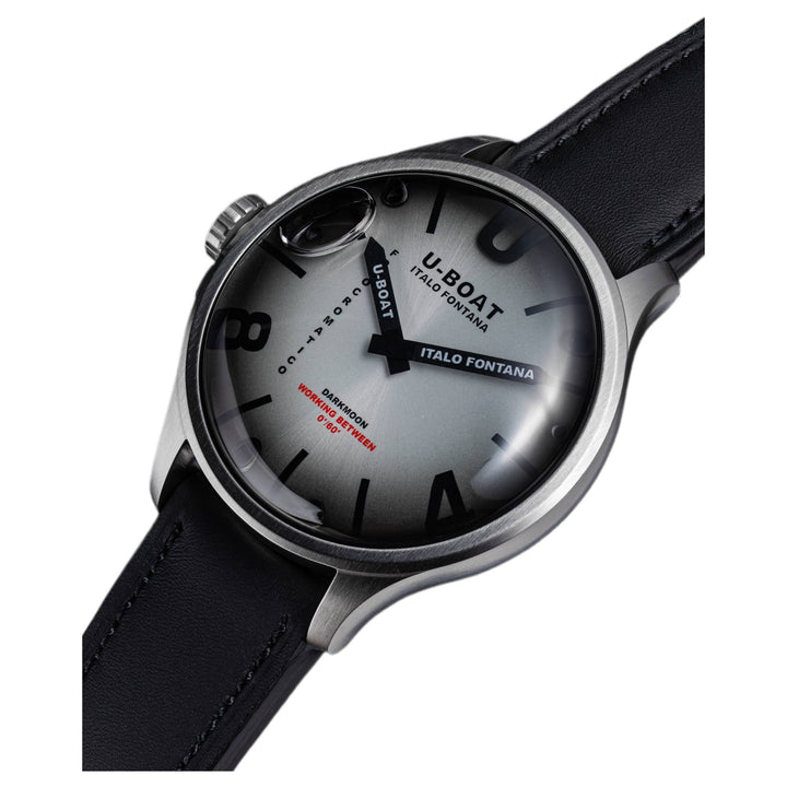 U-Boat 3338 Darkmoon 46.5mm Kama Grey SS Watch