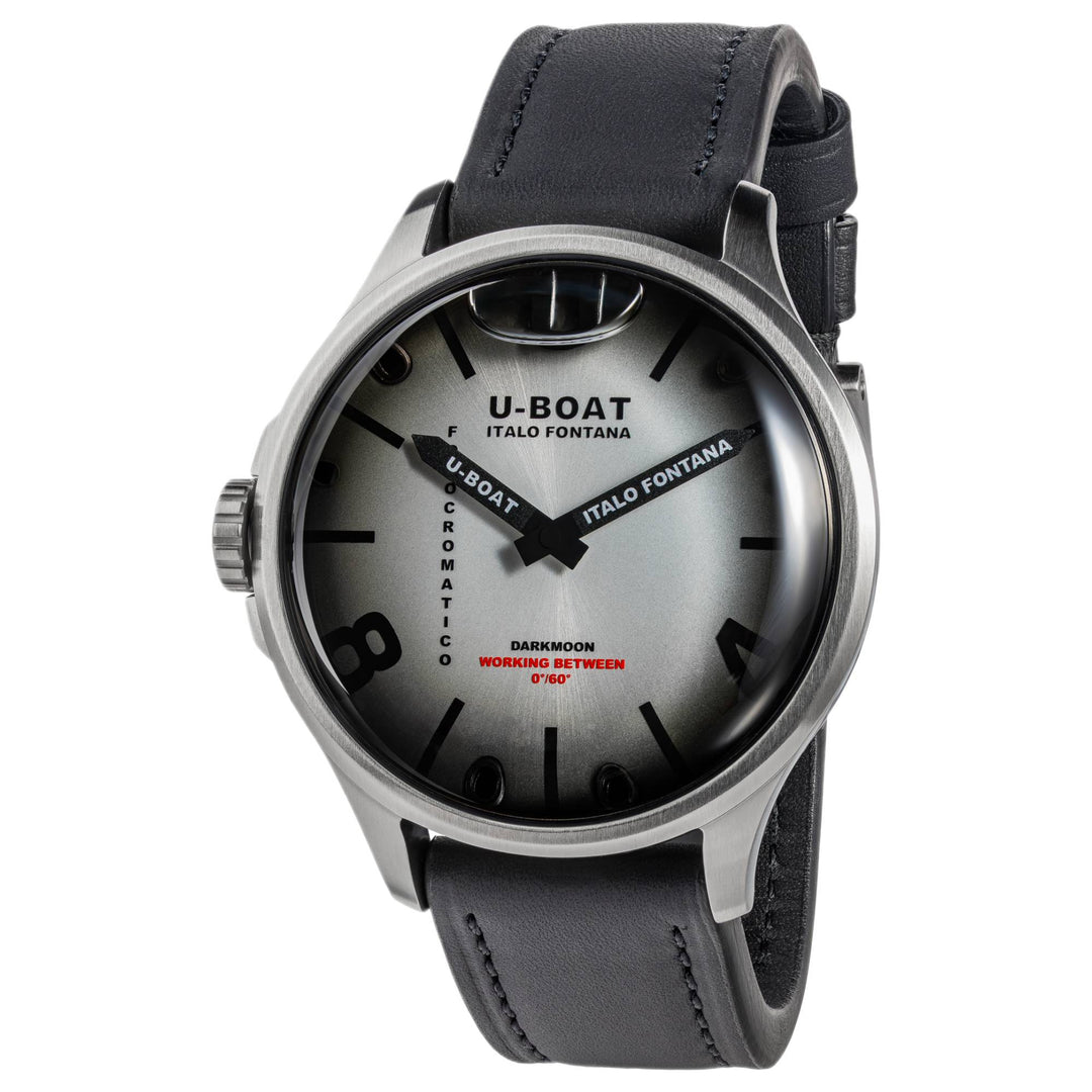 U-Boat 3338 Darkmoon 46.5mm Kama Grey SS Watch