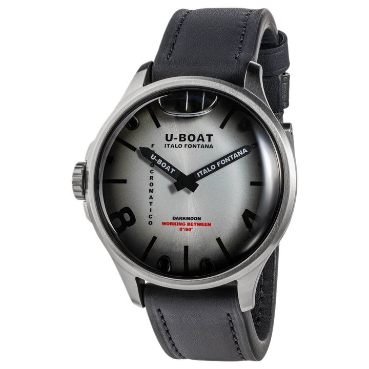U-Boat 3338 Darkmoon 46.5mm Kama Grey SS Watch