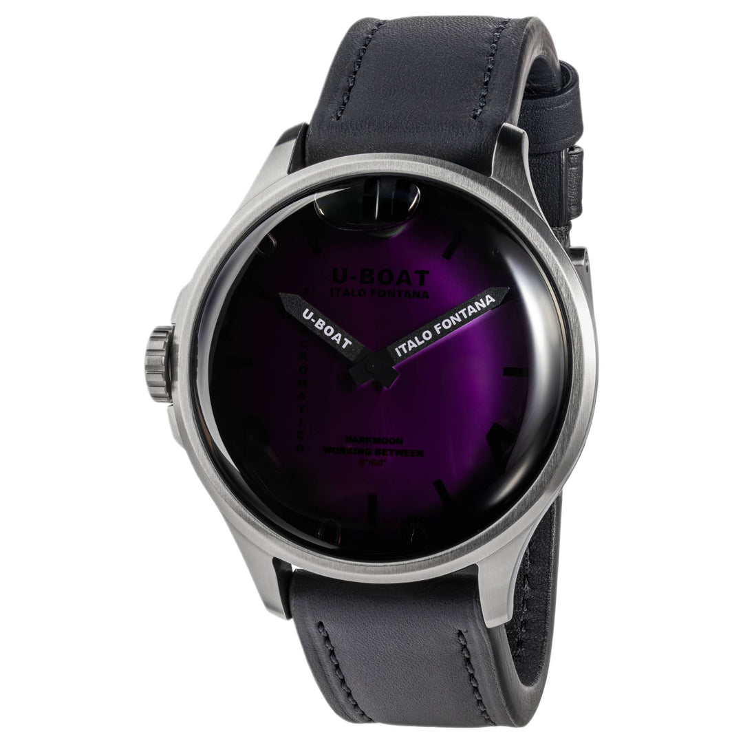 U-Boat 3338 Darkmoon 46.5mm Kama Grey SS Watch